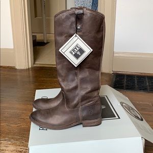 FRYE melissa button boots size 8